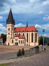 Bazilika v meste Bardejov, UNESCO pamiatka, Slovensko