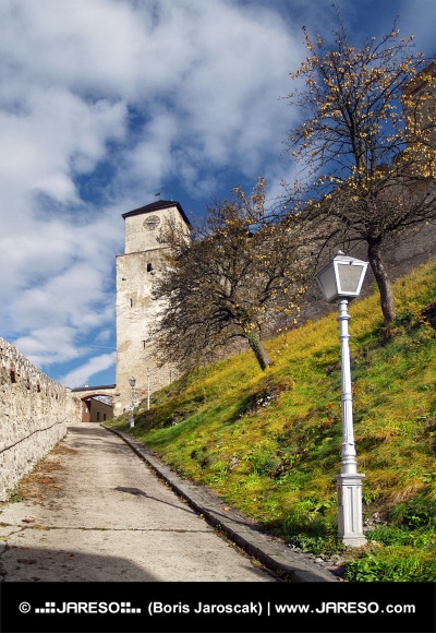 Hodinová veža na hrade Trenčín