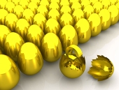Zlaté vajce a symbol LIBRY