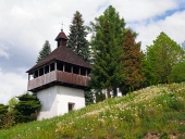 Zvonica v obci Istebné na Slovensku