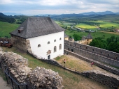 Výhľad z hradu v Starej Ľubovni, Slovensko
