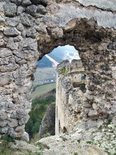 Pohľad z zrúcanina hradu Lietava