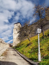 Hodinová veža na hrade Trenčín