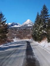 Cesta do Vysokých Tatier v zime