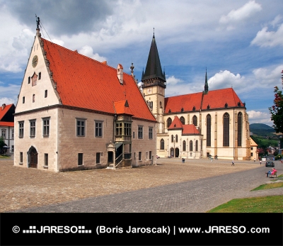 Bazilika a radnica v meste Bardejov, Slovensko